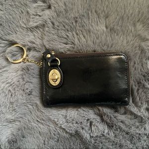 Hobo wallet with ID Pocket and Key ring